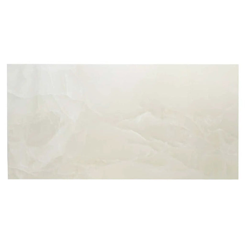 Alabaster White 24x48 Lappato Porcelain Large Format Tile (2 pack, 15.5 sq ft/case) by Apollo Tile