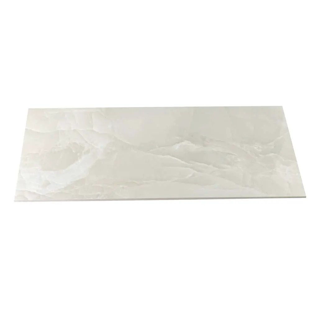 Alabaster White 24x48 Lappato Porcelain Large Format Tile (2 pack, 15.5 sq ft/case) by Apollo Tile