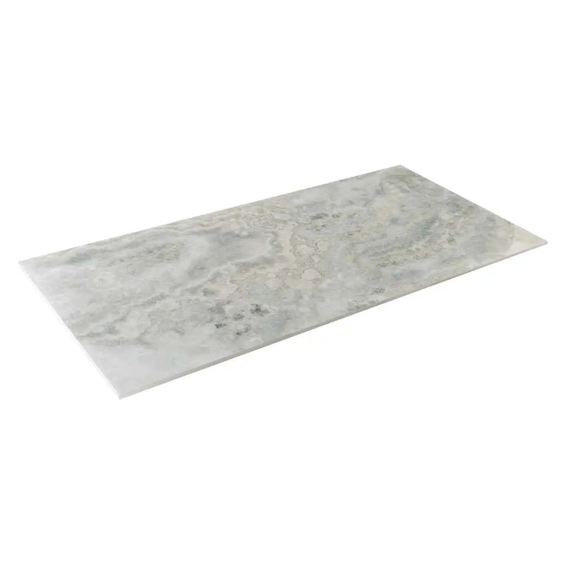 Light Taupe Beige 24x48 Polished Porcelain Large Format Tile (2 pack, 15.55 sq ft/case) by Apollo Tile