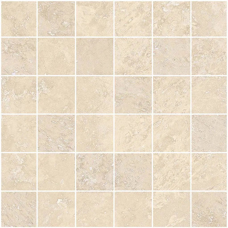 Sand Beige 12x12 Matte Uniform Square Porcelain Mosaic Tile (11 pack, 10.65 sq ft/case)