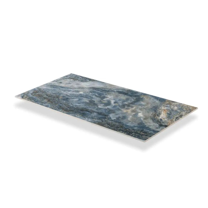 Hale Navy 24x48 Polished Porcelain Large Format Tile (2 pack, 15.55 sq ft/case) by Apollo Tile