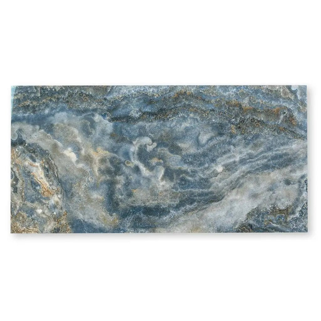 Hale Navy 24x48 Polished Porcelain Large Format Tile (2 pack, 15.55 sq ft/case) by Apollo Tile