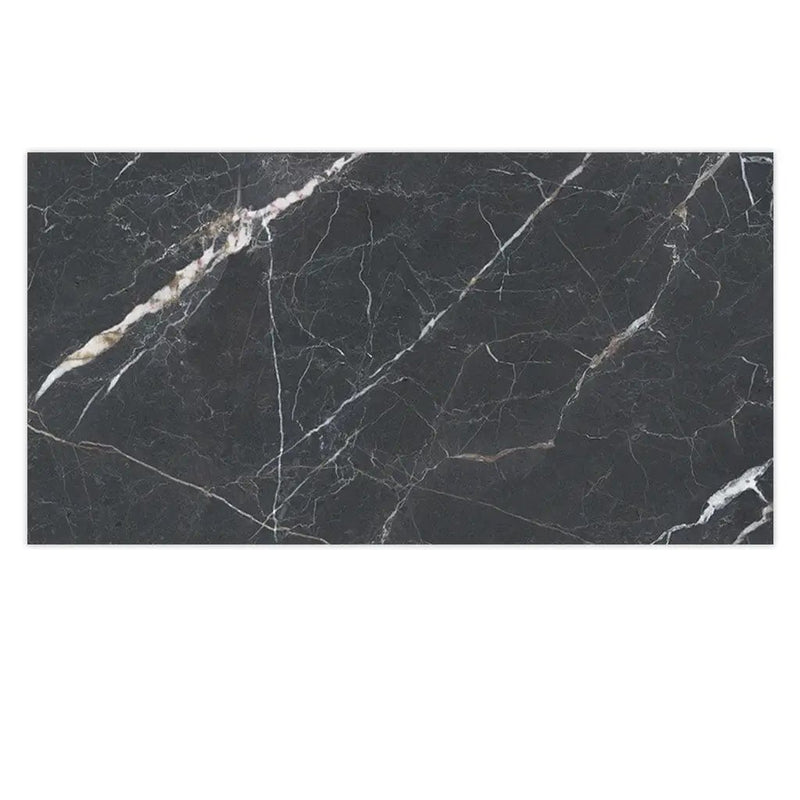 Charcoal Black 24x48 Porcelain Matte Large Format Tile (2 pack, 15.5 sq ft/case) by Apollo Tile