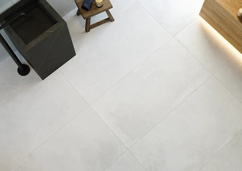 White 12x36 Ceramic Matte Large Format Tile (4 pack, 11.63 sq ft/case) by Apollo Tile
