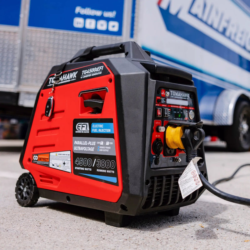 4500 Watt Inverter Generator Electronic Fuel Injection EFI Super Quiet Portable Gas Power Professional Use by Tomahawk Power