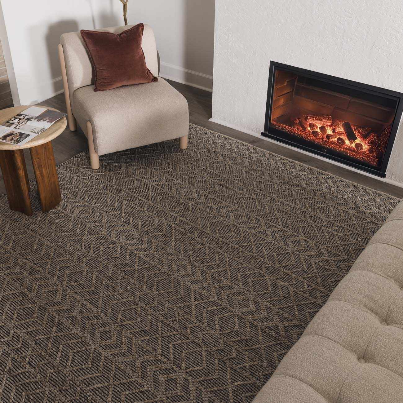 Ironia Handmade Faux Silk Rug - Clearance by Boutique Rugs