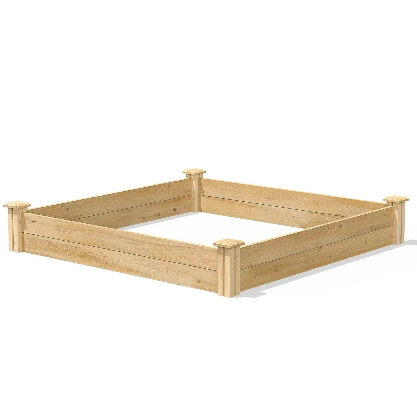 4 ft x 4 ft Cedar Wood Raised Garden Bed - Made in USA by HomePacific