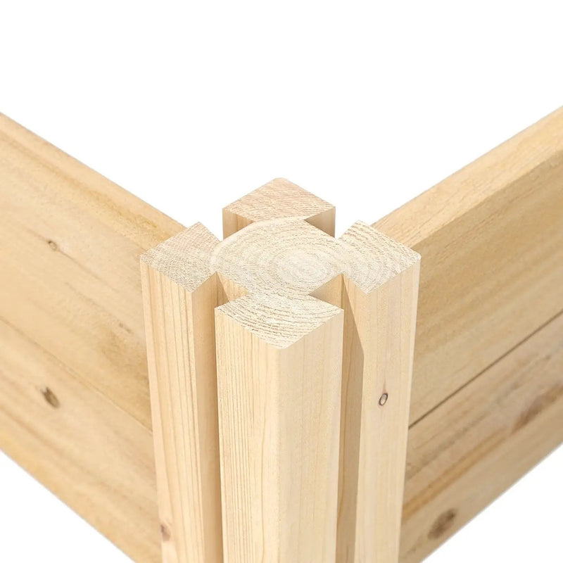 4 ft x 8 ft Cedar Wood Raised Garden Bed - Made in USA by HomePacific