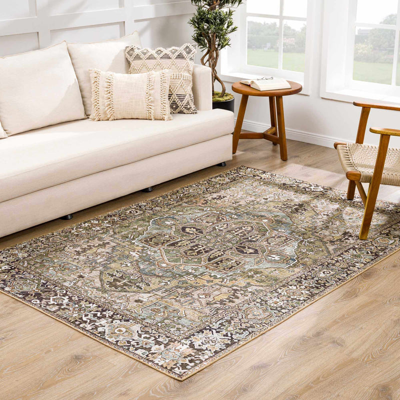 Neyland Sage Green Area Rug by Boutique Rugs