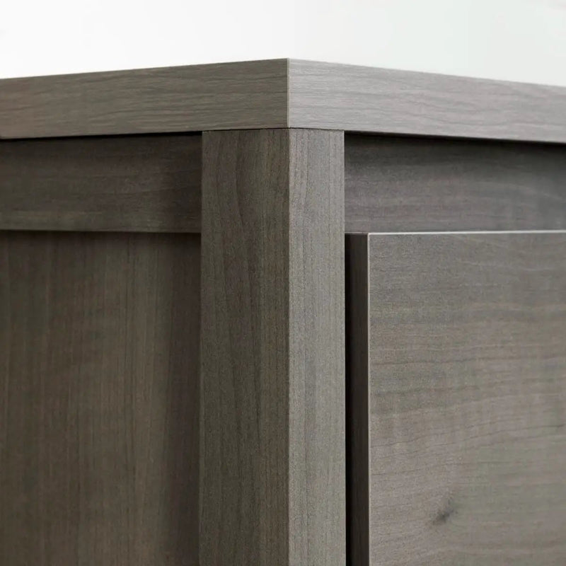 Modern Grey 6 Drawer Double Dresser by HomePacific