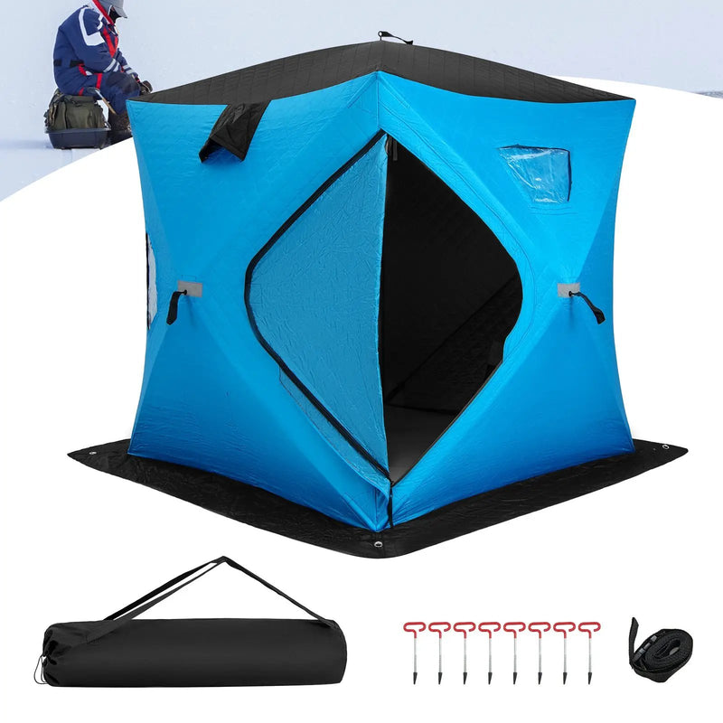 Portable 2 Person Ice Shanty with Cotton Padded Walls by DirectDeals