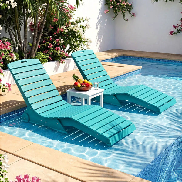 In-Pool Lounge Chair with Weighted Anti-Floating Design 450 LBS for Baja Shelf, photo 2 of 8