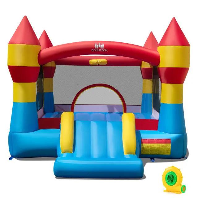Inflatable Bounce House with Slide & Basketball Hoop by DirectDeals
