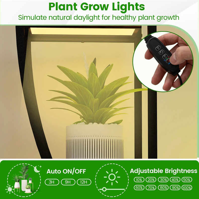 Indoor Plant Stand 63" Tall 10-Tier Corner Metal Plant Shelf Large Flowerpot Holder-Brown by DirectDeals