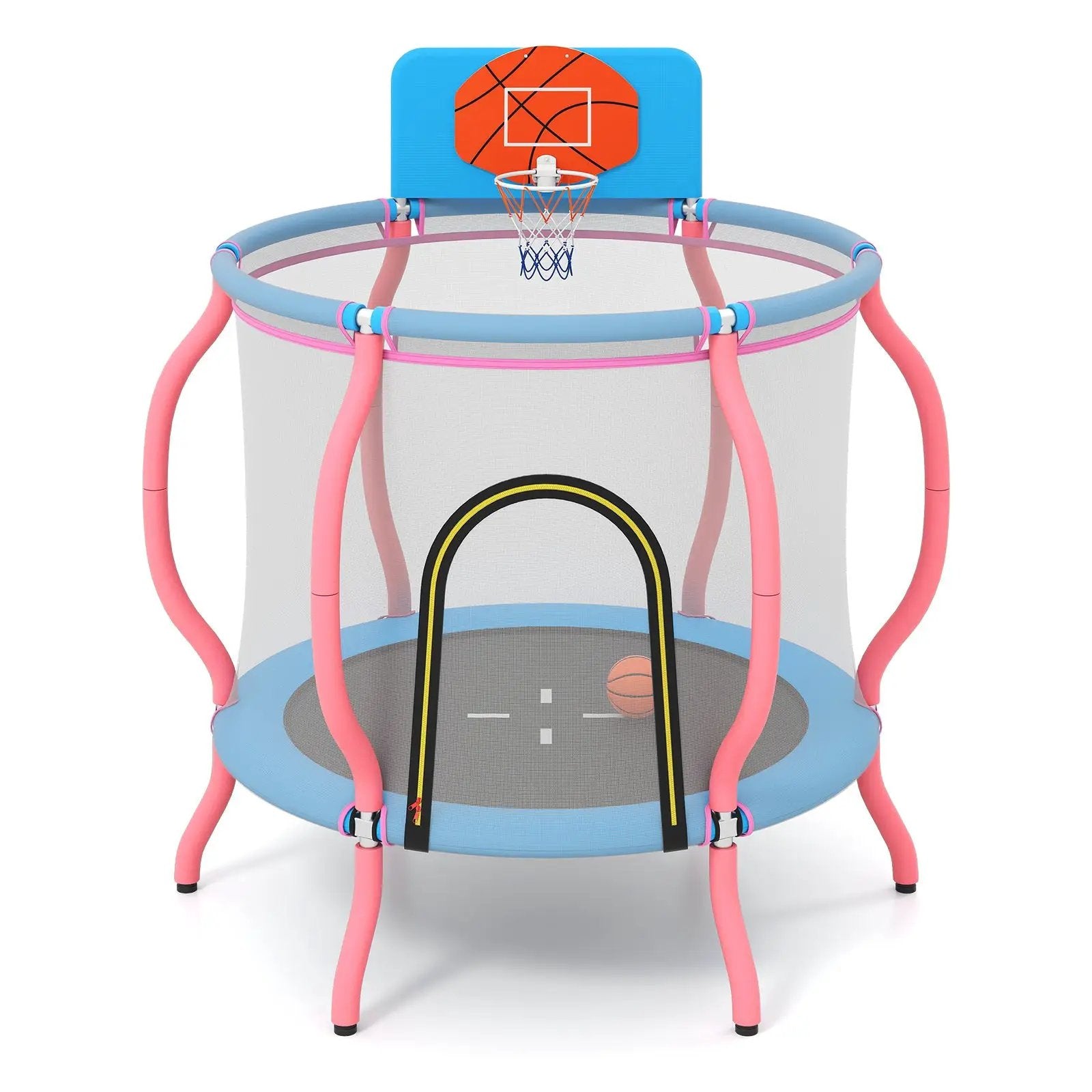 Kids Trampoline Indoor & Outdoor Pumpkin Trampoline-Pink by DirectDeals