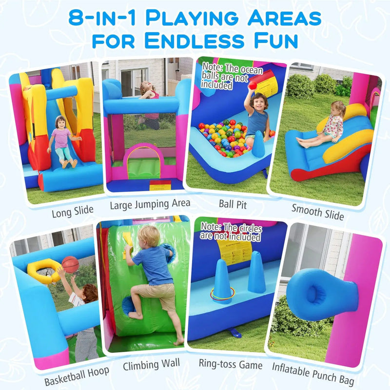 Inflatable Bounce House 8-in by DirectDeals