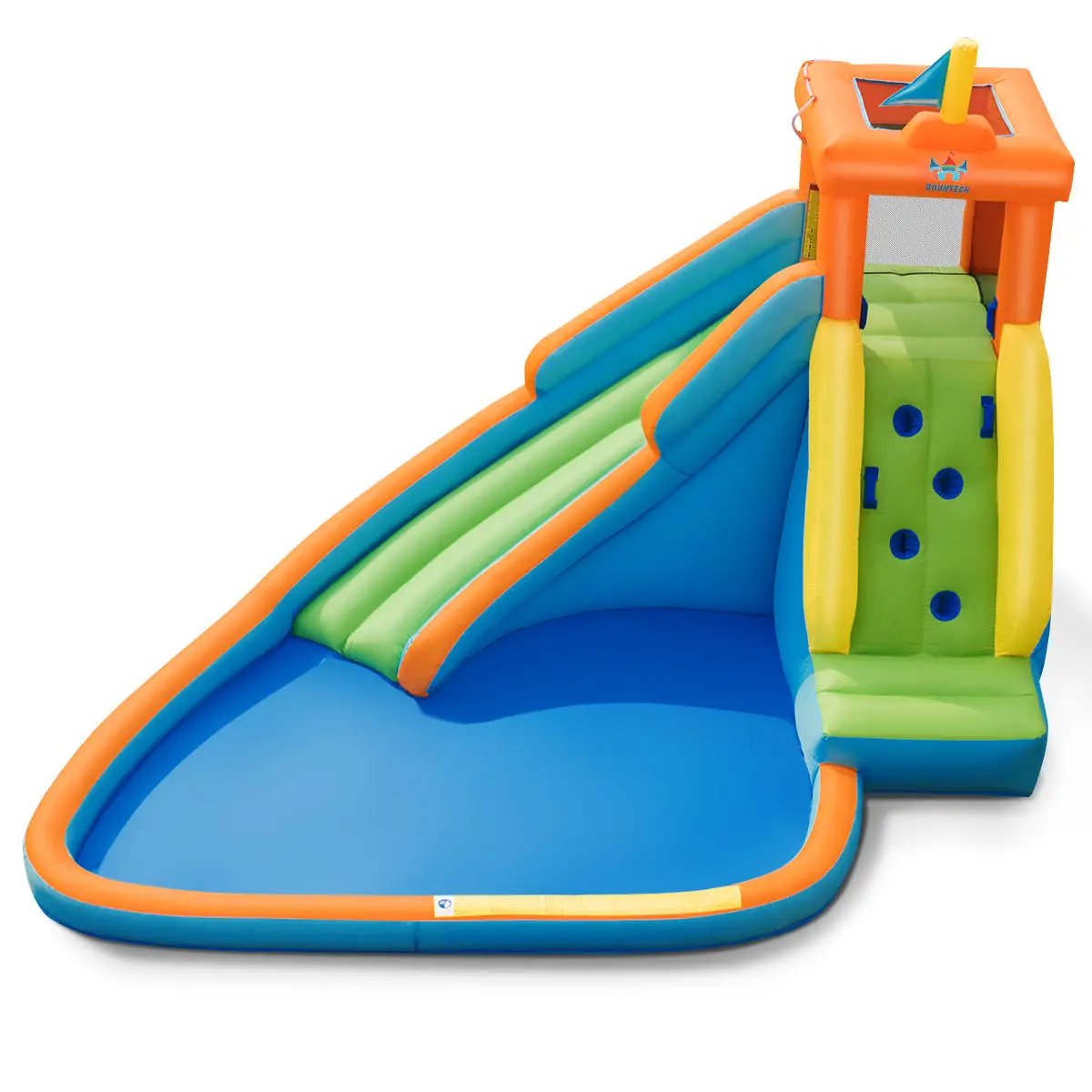 Inflatable Water Slide Kids Bounce House with 680W Blower by DirectDeals