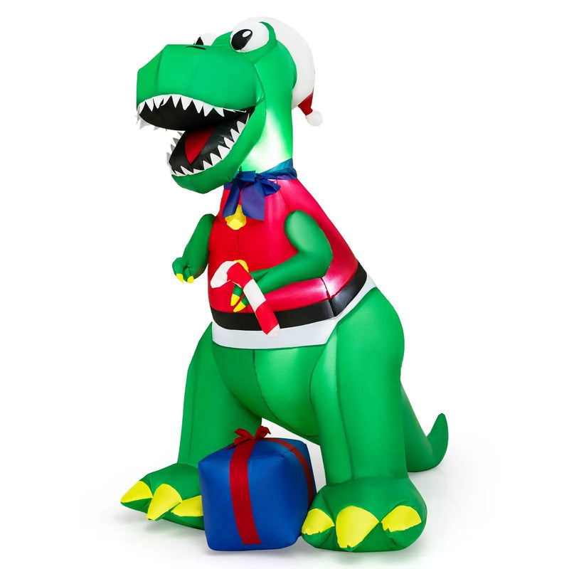 Inflatable Christmas Decoration with LED Lights and Waterproof Blower by DirectDeals