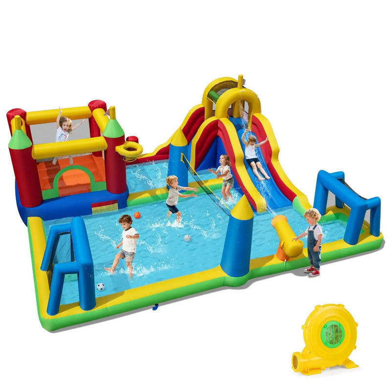 Inflatable Water Slide Bounce House 9-in by DirectDeals