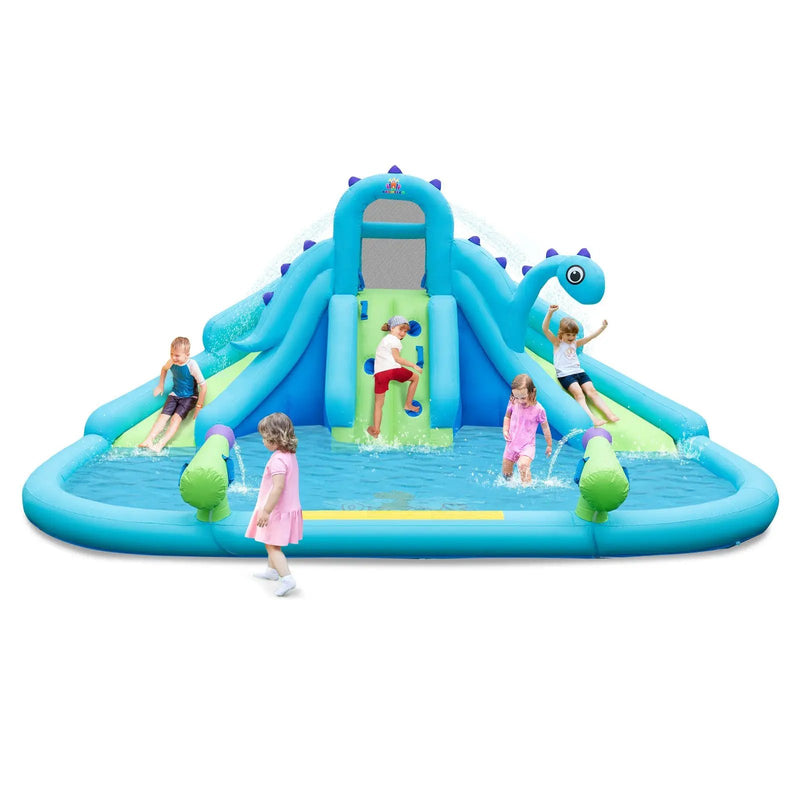 Inflatable Water Slide with Dual Slides and Large Splash Pool (Without Blower) by DirectDeals