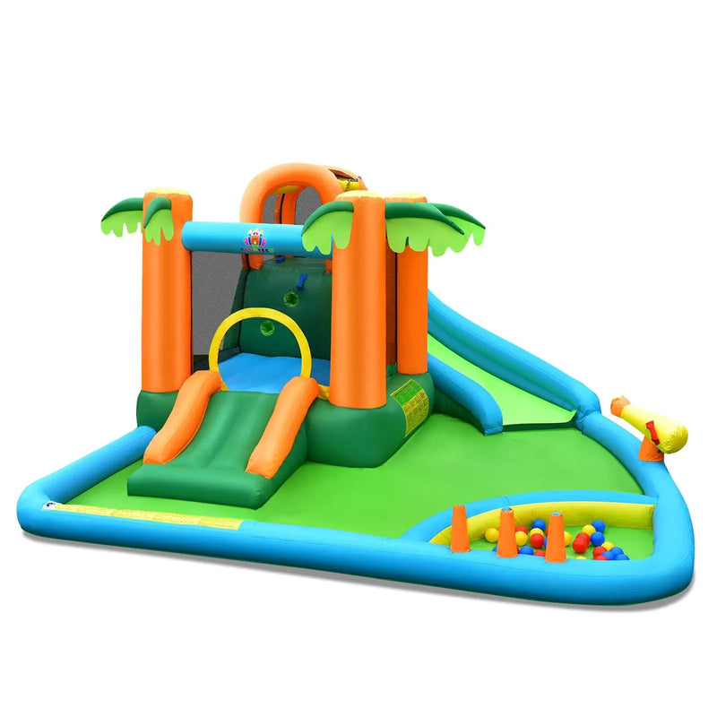 Inflatable Water Slide Park with Upgraded Handrail without Blower by DirectDeals