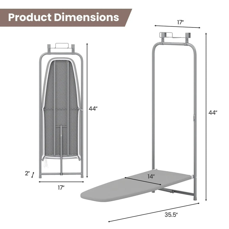 Ironing Board Space-Saving Metal Hanging Ironing Board by DirectDeals