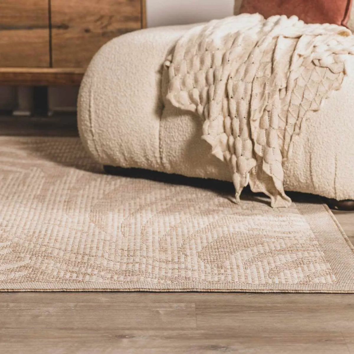 Jens Outdoor Area Rug, installed in a room 4