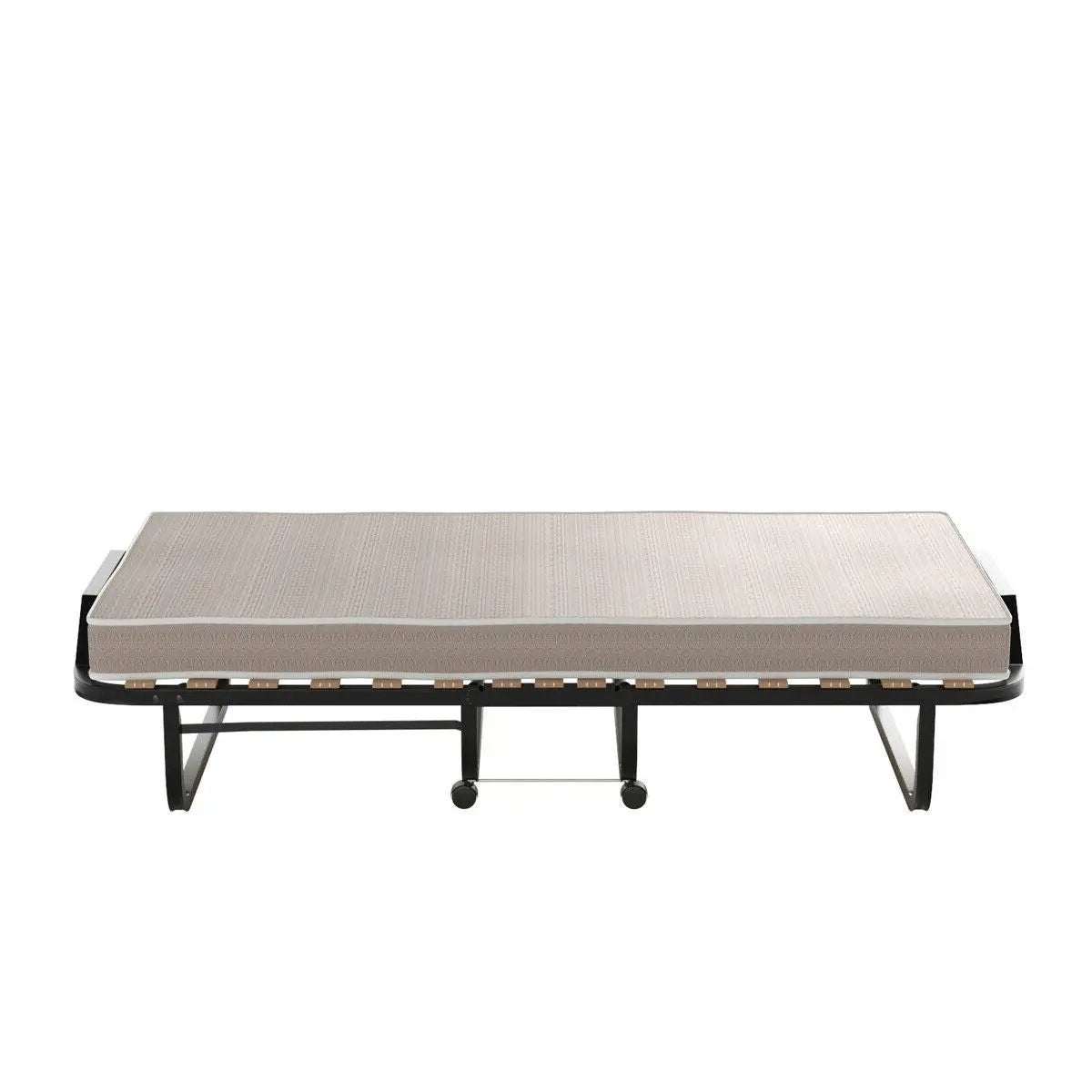 Rollaway Bed with Casters Wheels and Folding Memory Foam Mattress by HomePacific