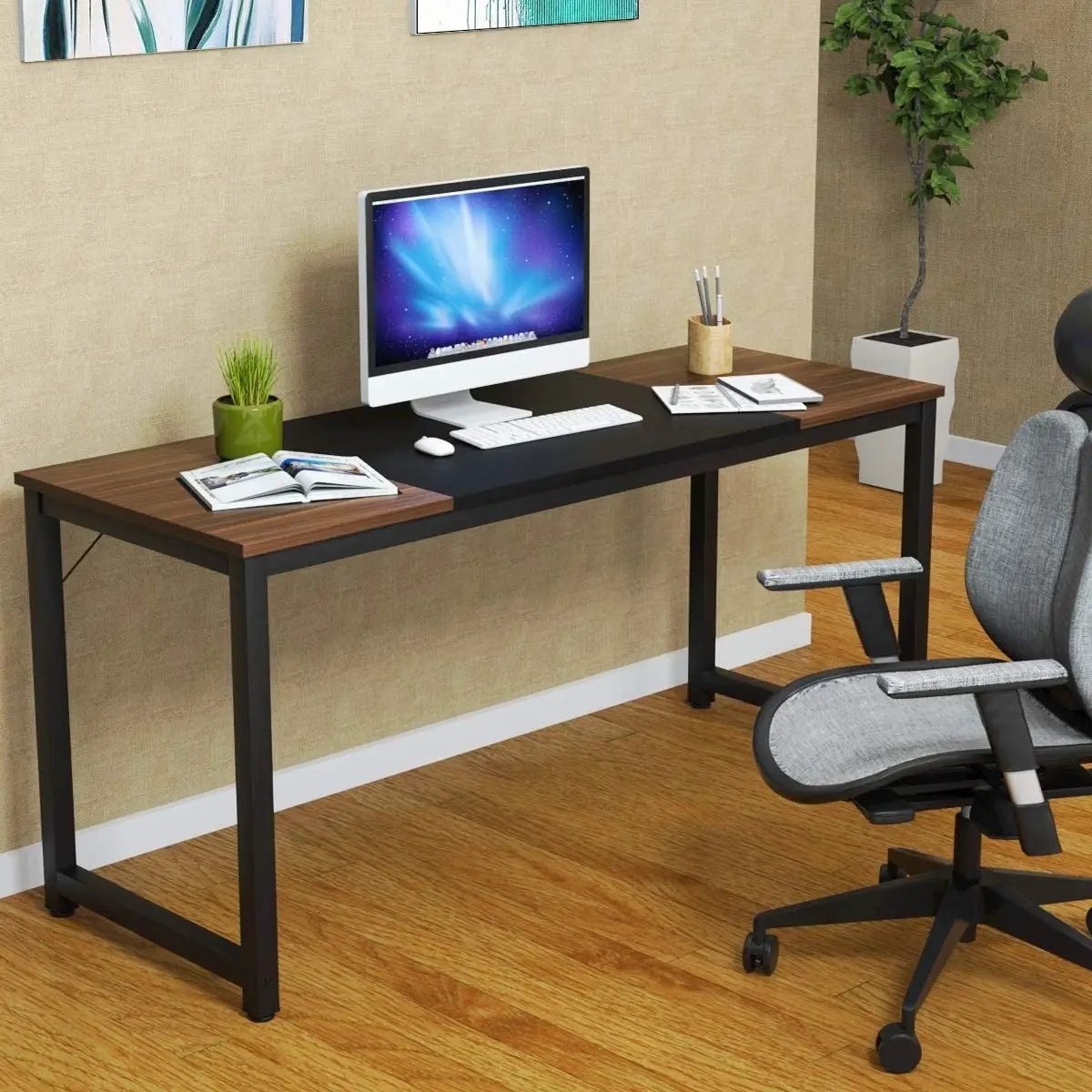 63 Inch Study Writing Desk for Home Office Bedroom by HomePacific