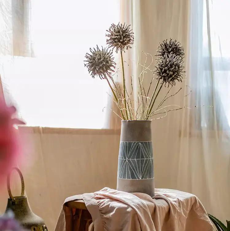 Rustic Thistle Pod Stem 27.5" Tall by RusticReach