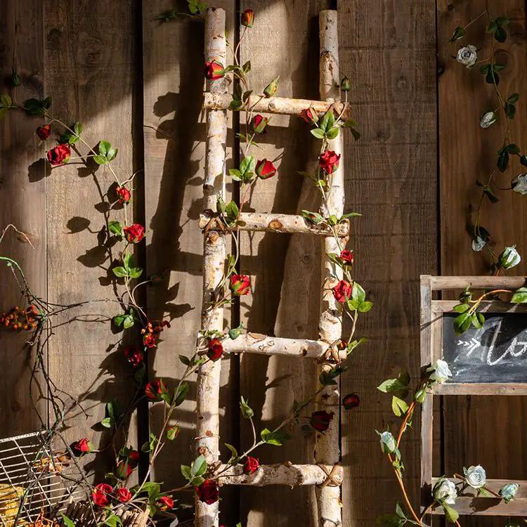 Artificial Silk Rose Vine 55" Long by RusticReach
