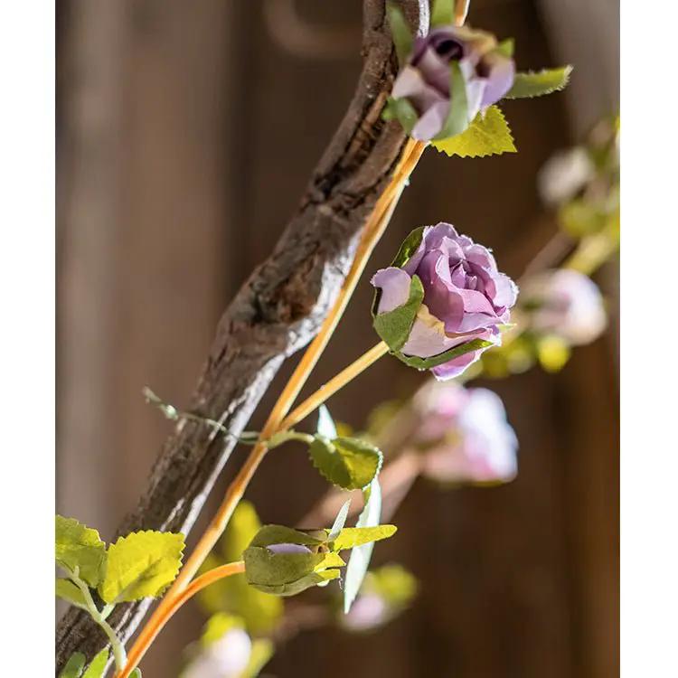 Artificial Silk Rose Vine 55" Long by RusticReach