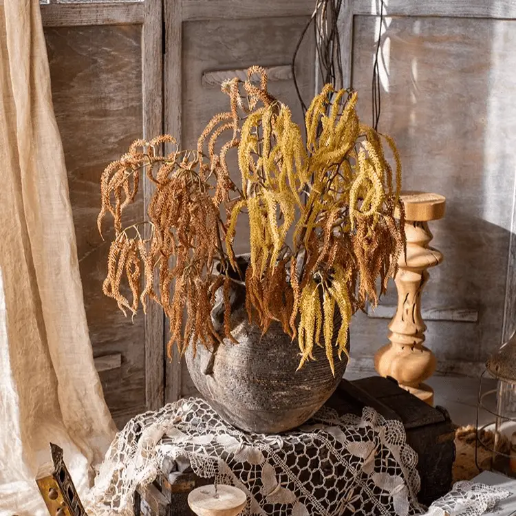 Artificial Amaranth Stem 23.6" Tall by RusticReach