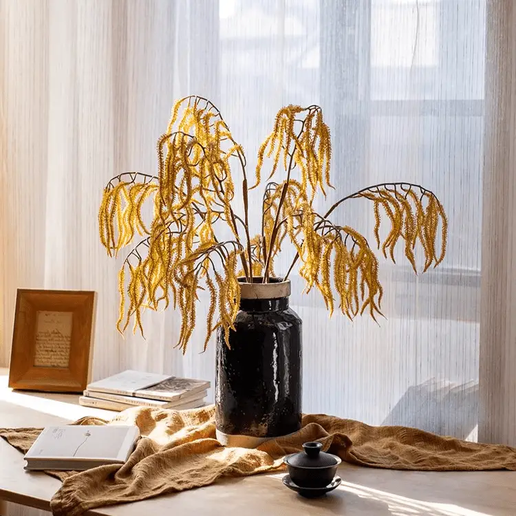Artificial Amaranth Stem 23.6" Tall by RusticReach
