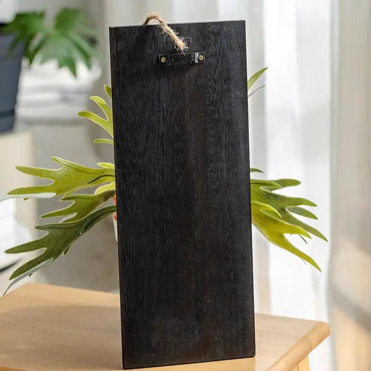 Artificial Antler Fern on Solid Wood Base by RusticReach