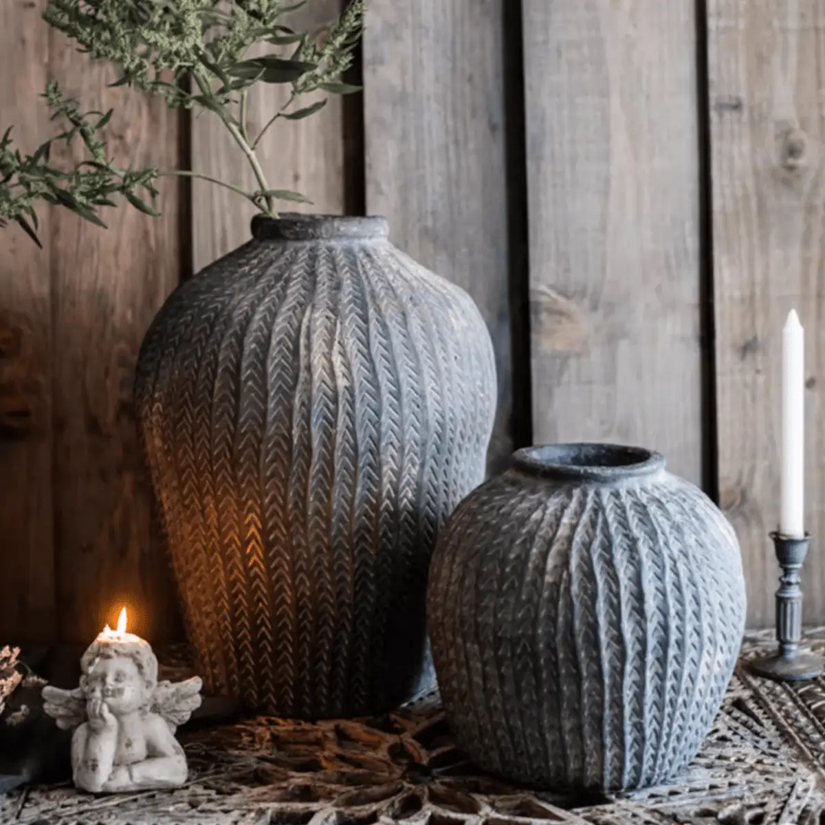 Artisan Handcrafted Antique Vase by RusticReach