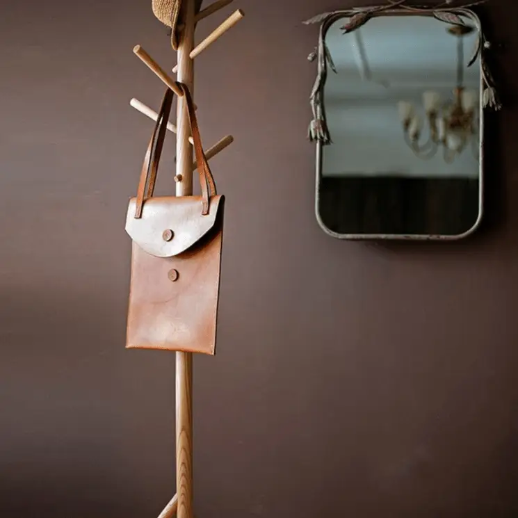 Ash Wood Coat Rack Home Entryway Rack by RusticReach