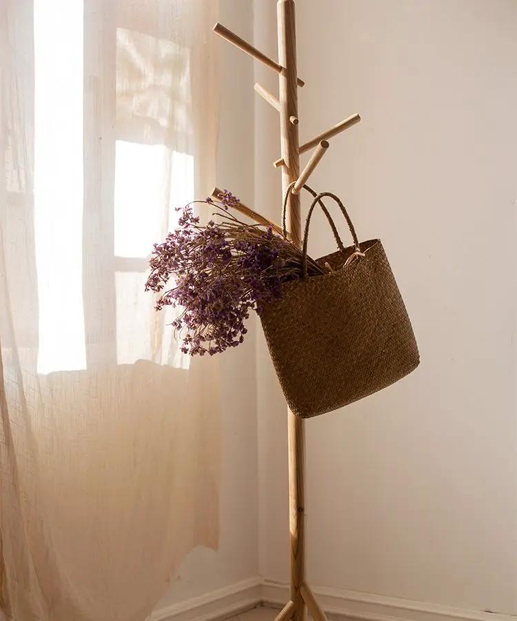 Ash Wood Coat Rack Home Entryway Rack by RusticReach