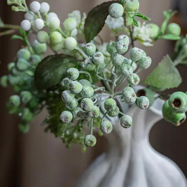 Blueberry & Greenery Bunch 13" Tall by RusticReach