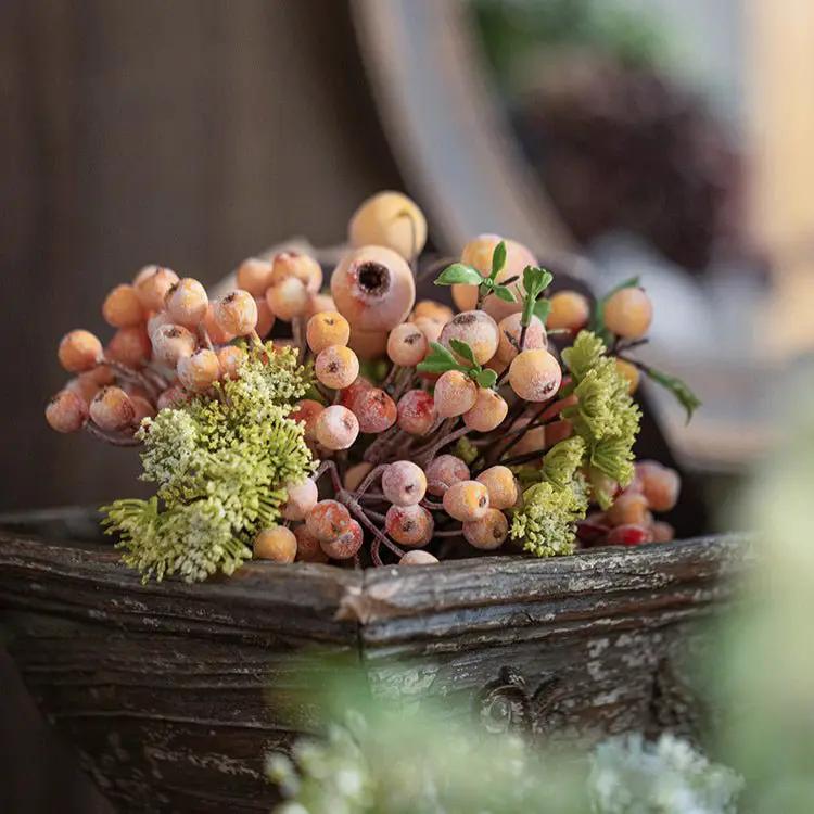 Blueberry & Greenery Bunch 13" Tall by RusticReach