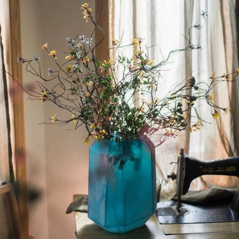 Faux Artificial Colorful Baby's-Breath Vine Stem 27" Tall Silk by RusticReach