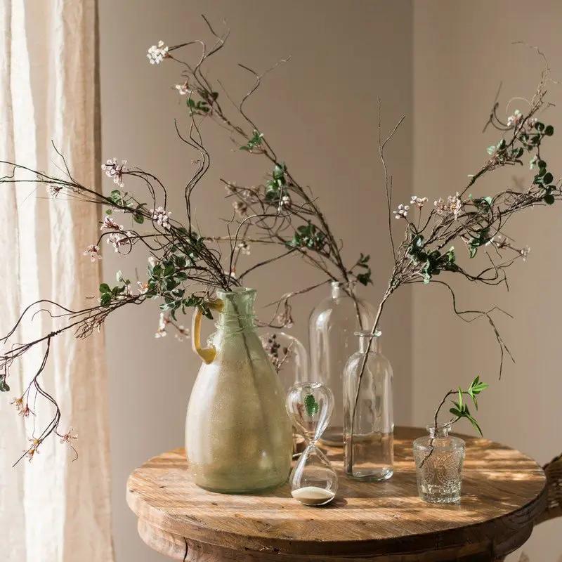 Faux Artificial Colorful Baby's-Breath Vine Stem 27" Tall Silk by RusticReach