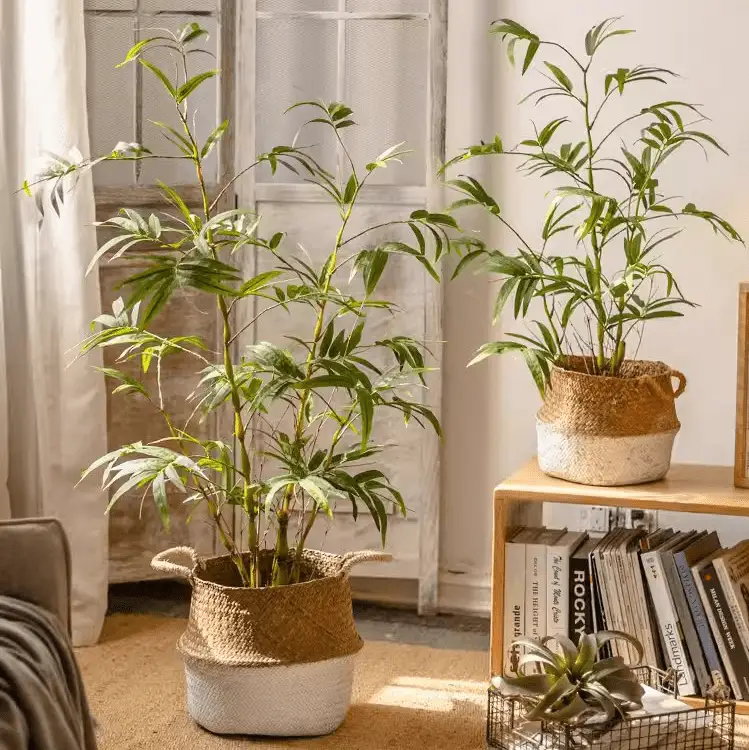 Artificial Bamboo Leaves in Pot by RusticReach
