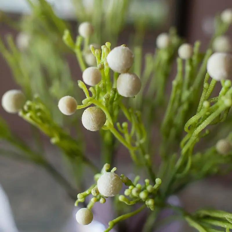 Artificial Berzelia Fruit Stem 24" Tall Faux by RusticReach