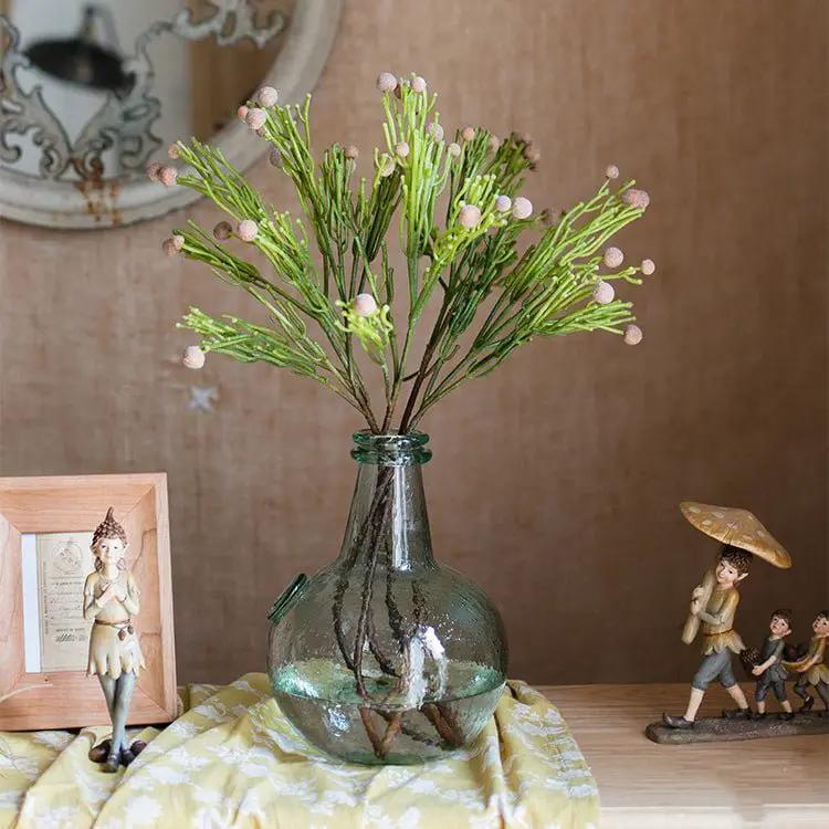 Artificial Berzelia Fruit Stem 24" Tall Faux by RusticReach