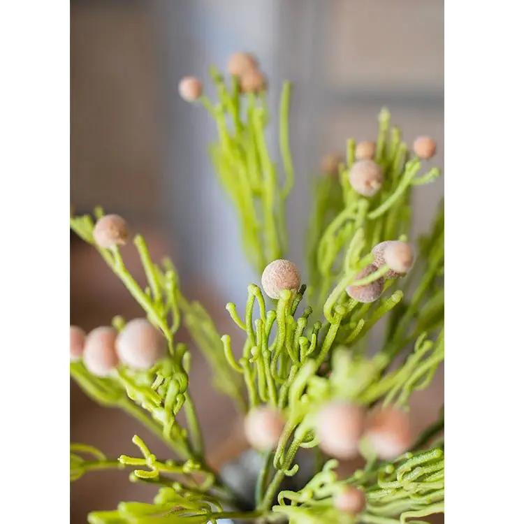 Artificial Berzelia Fruit Stem 24" Tall Faux by RusticReach
