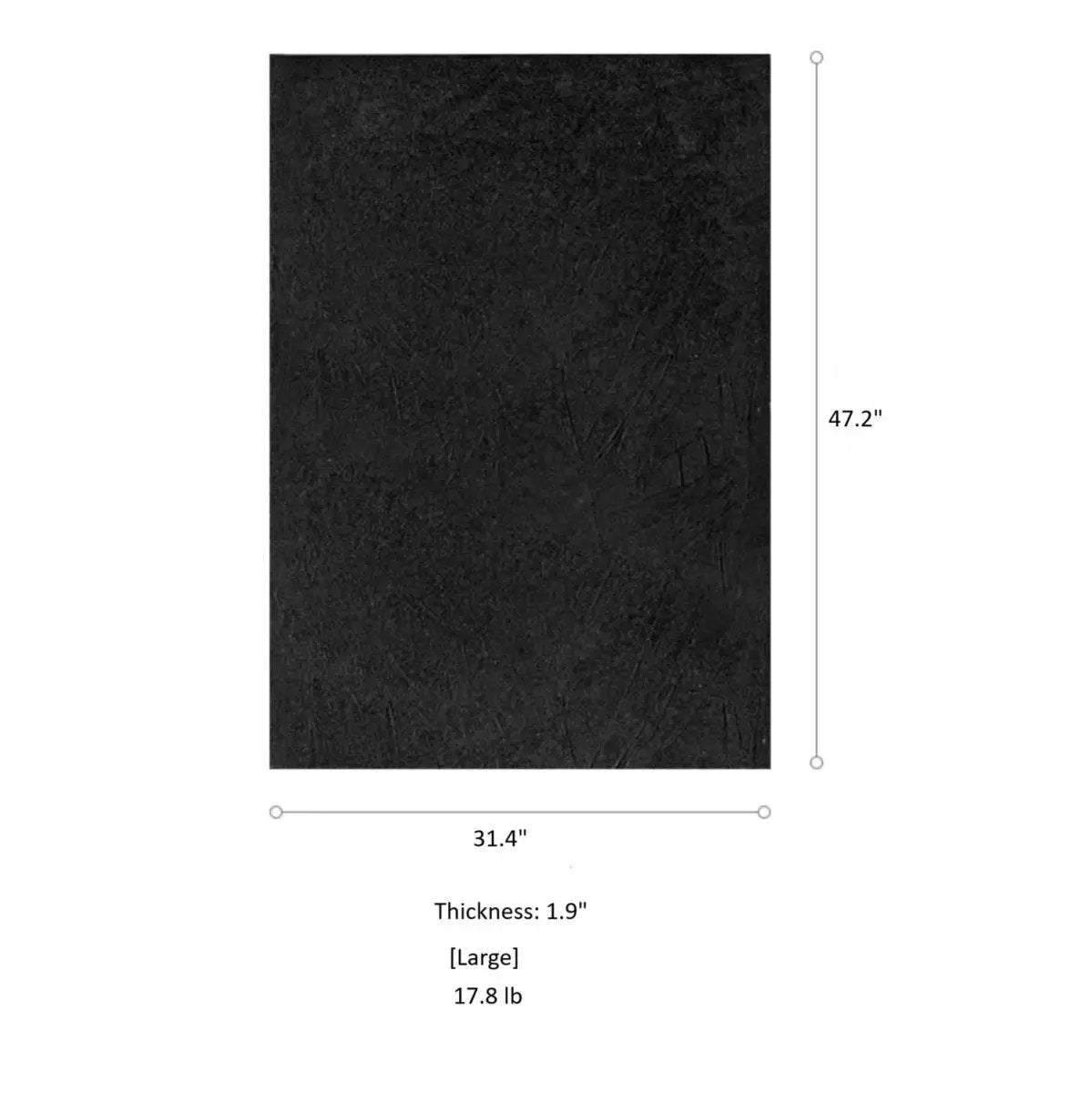 Black Textured Wall Art by RusticReach