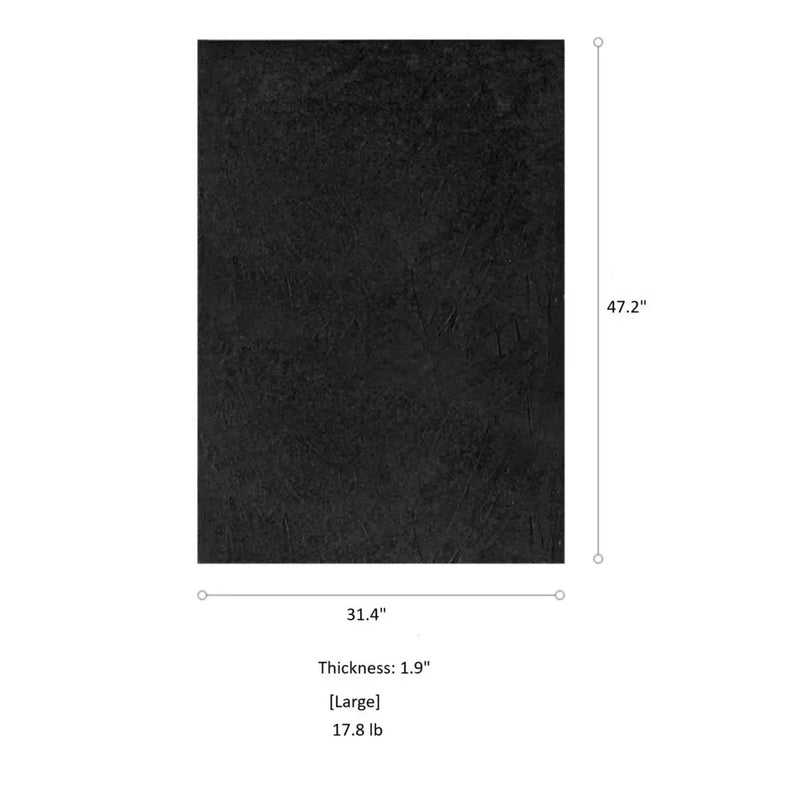 Black Textured Wall Art by RusticReach