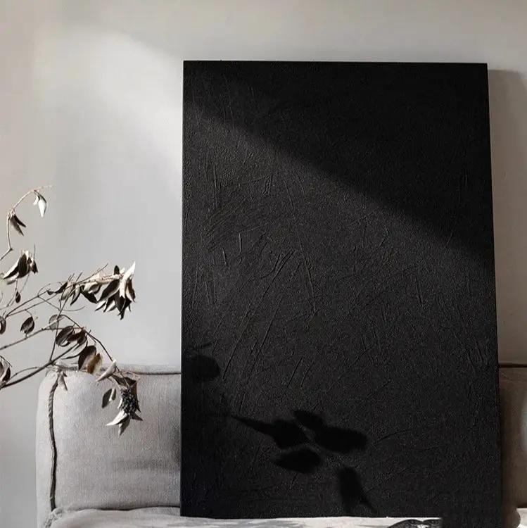 Black Textured Wall Art by RusticReach