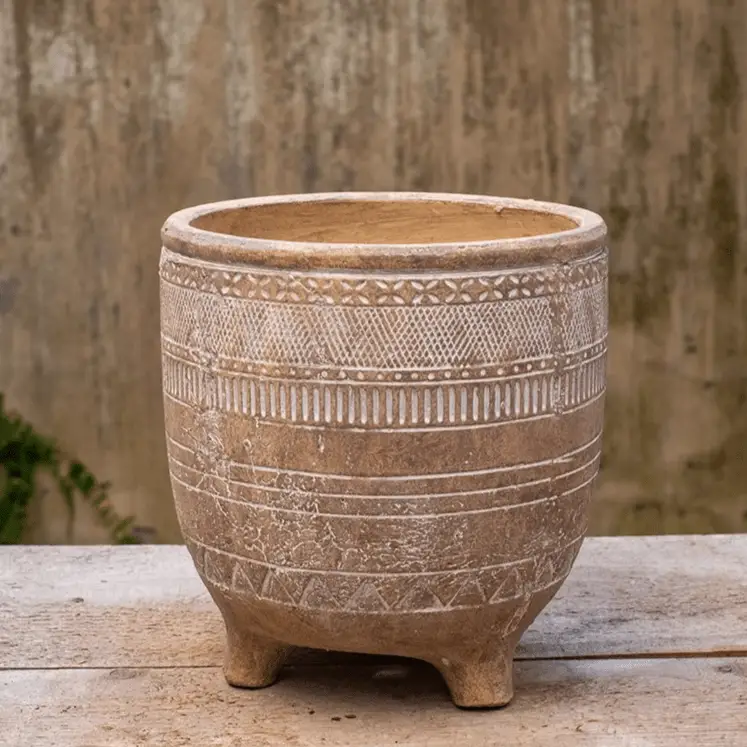 Bohemian Red Clay Planter by RusticReach